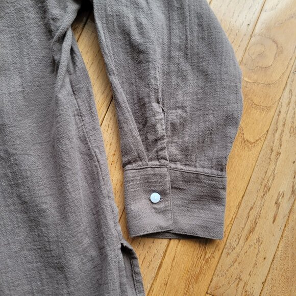 O'Neill Taupe Woven Swim Coverup Large - Picture 4 of 15